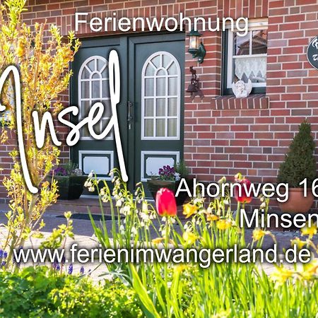 Ferien Im Wangerland Ferienwohnung Insel Minsen Schillig Hund Pool Sauna Eksteriør billede