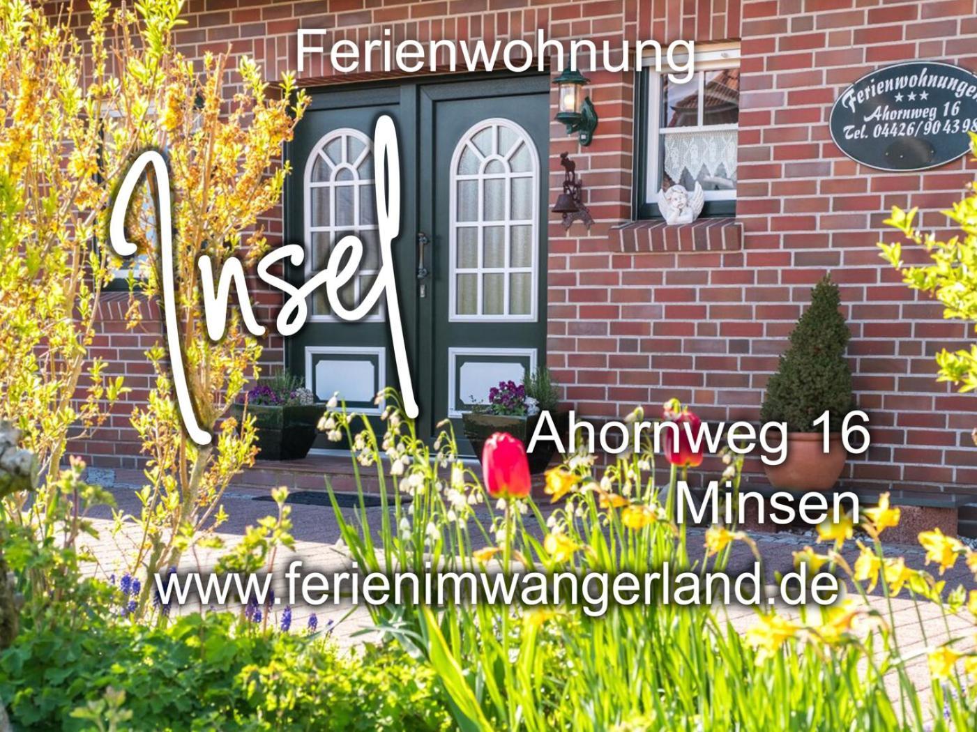 Ferien Im Wangerland Ferienwohnung Insel Minsen Schillig Hund Pool Sauna Eksteriør billede